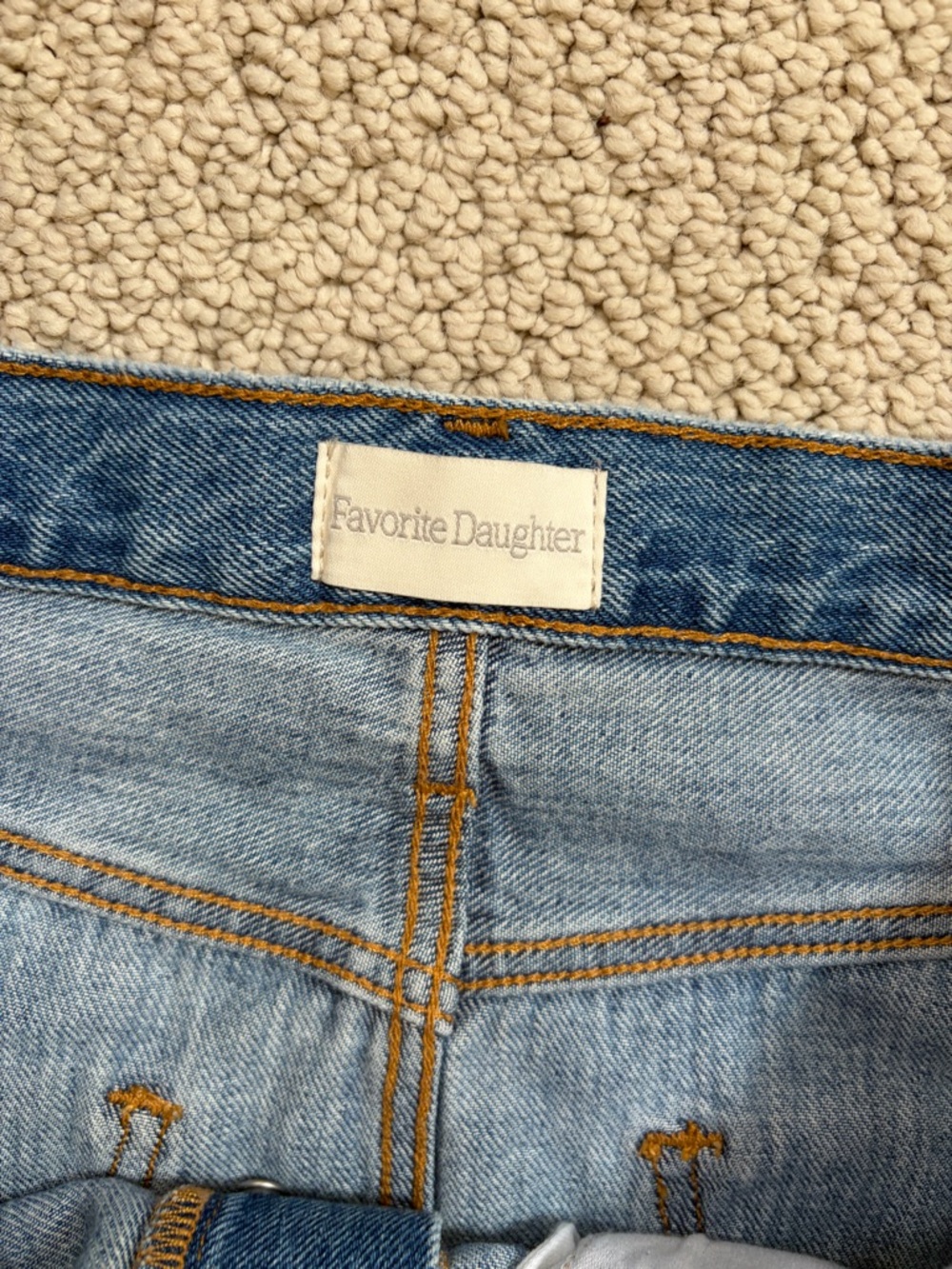 Favorite Daughter Sunny denim maxi skirt size 30, nwt - Picture 4 of 8